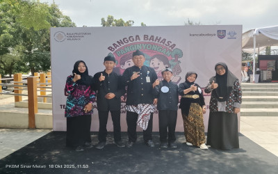 SISWA SMP NEGERI 1 BALAPULANG TAMPIL MEMUKAU DALAM AJANG DONGENGEL PANGUNYONGAN 2025